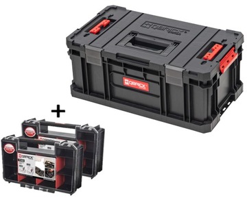 SKRZYNKA MODUŁOWA TOOLBOX PLUS VARIO + 2 ORGANIZER MULTI QBRICK SYSTEM TWO