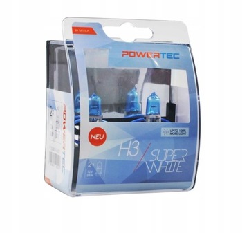 Żarówka 12V H3 55W Powertec SuperWhite +100% DUO