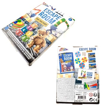 Gra planszowa 2-4 graczy zagadki Escape Room Toy Factory 8+ Grafix