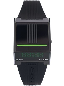 MĘSKI ZEGAREK BULOVA 98C141 COMPUTRON D-CAVE RETRO