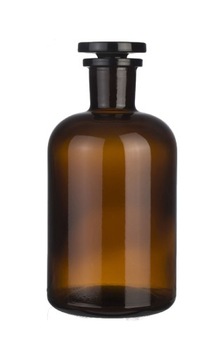 BUTELKA NA ODCZYNNIKI WS 500 ml ORANŻ SZKŁO