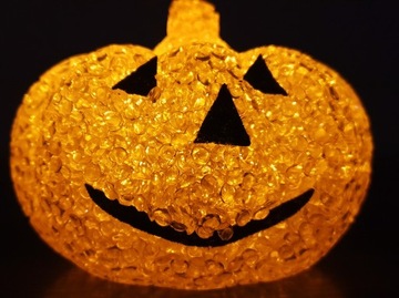 СВЕТЯЩАЯСЯ ТЫКВА СВЕТОДИОДНАЯ ФИГУРКА ХЭЛЛОУИН НА БАТАРЕЯХ ДЕКОРАТИВНЫЙ ОРНАМЕНТ