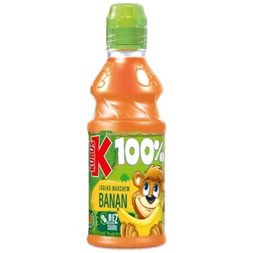 Сок 100% Kubuś банановый морковно-яблочный 12х300мл