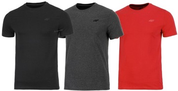 4F ZESTAW 3szt. MĘSKA KOSZULKA T-SHIRT / rozm M