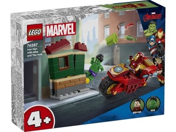 LEGO Super Heroes 76287 Iron Man z wioślarzem i Hulkiem Zabawka DC SH