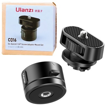 ULANZI Go-Quick II 1/4 магнитный быстросъемный разъем для штатива для зеркальных фотоаппаратов