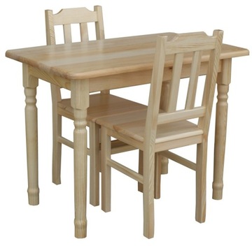 КУХОННЫЙ СТОЛ 100х60, ТОЧЕЧНЫЕ СОСНОВЫЕ НОЖКИ