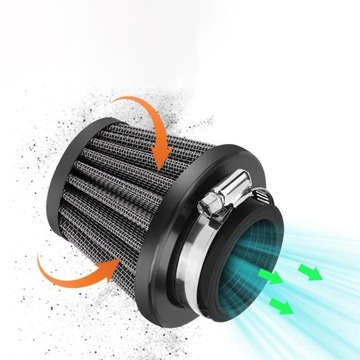 MOTOCYKLOWY FILTR POWIETRZA DOLOTOWEGO W STYLU STOŻKOWYM WLOT 39MM