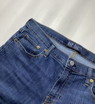 GAP DENIM ORYGINALNE niebieskie Spodnie jeansy W 34 L 32