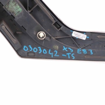 BMW E83 X3 CLONA (KRYT) LIŠTA KRYT KUFRU TITANSILBER 354