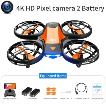V8 nowy Mini Drone 4K 1080P drony z kamerą HD WiFi Fpv wysokość ciśnienia