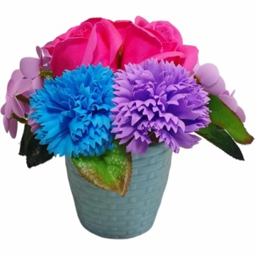 Букет мыльных цветов, композиция, центральное украшение, мыльные розы, ПОДАРОК, подарок