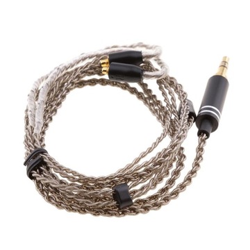 Zapasowy przewód audio do słuchawek, czarny