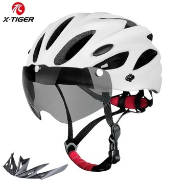 Kask rowerowy ze światłem LED kask rowerowy dla dorosłych