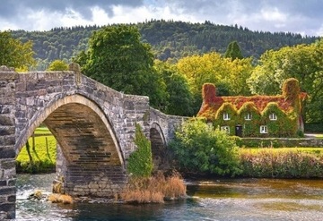 Puzzle 1000 Village Corner in Wales Castorland