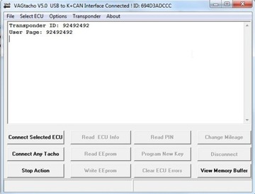 VAG TACHO 5.0 USB для счетчиков ключей иммобилайзера ГДАНЬСК