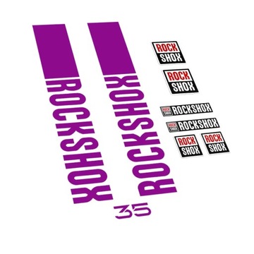 Совместимость с наклейками ROCK SHOX 35