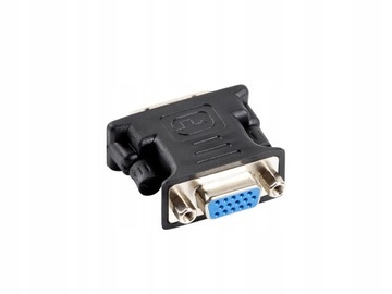 Adapter DVI-I (M)(24+5) Dual Link -> VGA czarny