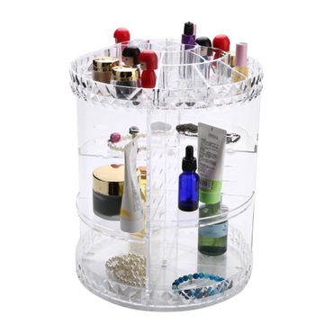 Obrotowy organizer do makijażu o 360 stopniach, re