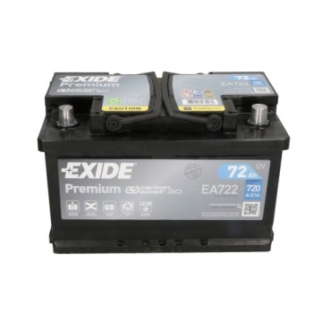 EXIDE PREMIUM BATTERY 72AH 720A EA722 P+ НОВЕЙШАЯ ВСПОМОГАТЕЛЬНАЯ МОДЕЛЬ!
