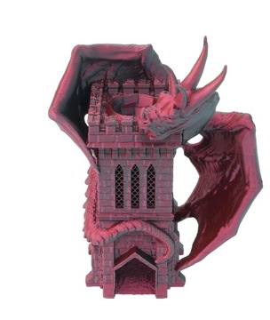 Дракон на башне - маленькая башня для игры в кости - Fates End Wyvern Tiny Towers Dice Tower