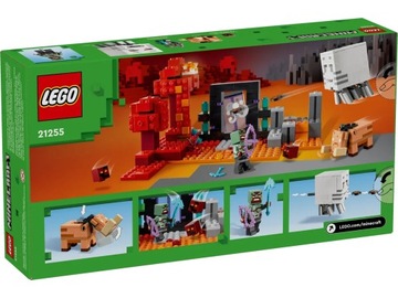 LEGO MINECRAFT 21255 ZASADZKA W PORTALU DO NETHERU, KLOCKI