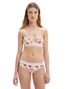 CALVIN KLEIN DAMSKIE STRINGI THONG WHITE r. S