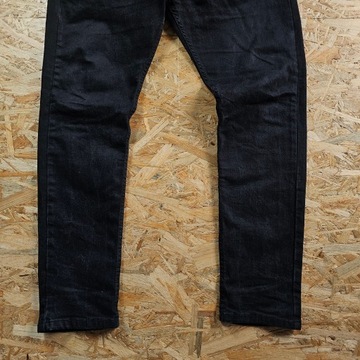 Spodnie Jeansowe LEVIS 512 Czarne Slim Zwężane Dżins Denim 36x32