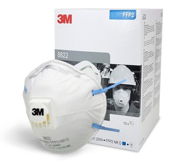 МАСКА 3М Модель 8822, упаковка 10 шт.
