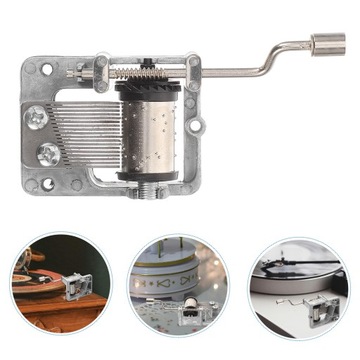 Pozytywka Ręczna korba MUZYCZNA MECHANIZM MUZYCZNY