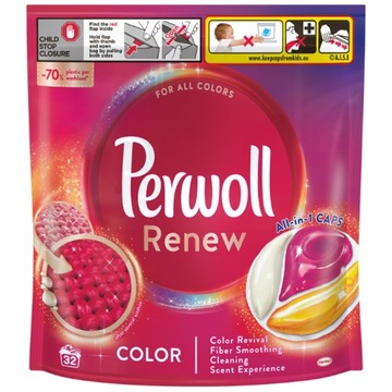Perwoll Caps Color Kapsułki do Prania 32szt