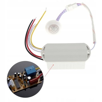 CZUJNIK RUCHU MINI LED MINIATUROWY WŁĄCZNIK