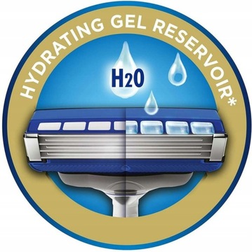 Набор для бритья WILKINSON Hydro 3 Skin, 9 картриджей + ручка