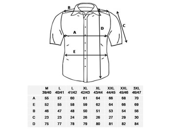 PRZEWIEWNA KOSZULA MĘSKA BIAŁA WE WZORY 100% BAWEŁNY XL 42/43 M8KR