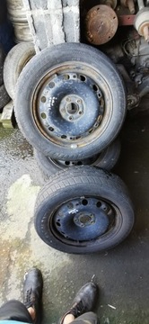 KOŁA OPONY ZIMOWE FELGI STALOWE 185/60R15 FABIA II