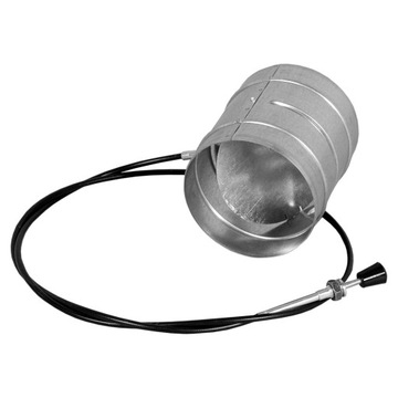 Przepustnica 125mm okrągła ocynk DGP