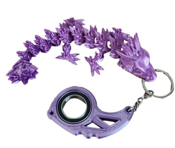 Keyspinner Keyrambit+SMOK CRYSTAL BABY DRAGON TikTok - PINK