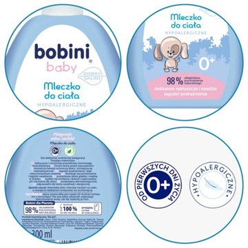 BOBINI BABY 300мл 0 МОЛОКО ДЛЯ ТЕЛА