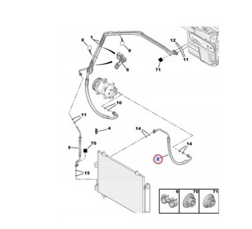 PŘÍVOD KLIMATIZACE C C8/P EXPERT III