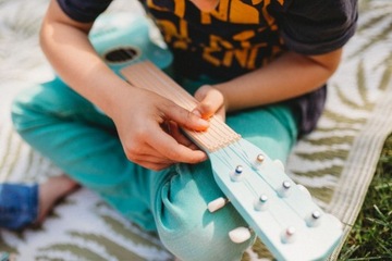 AdamToys Ukulele Gitara dla dzieci Zwierzęta leśne