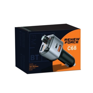 САМЫЙ МОЩНЫЙ FM-ПЕРЕДАТЧИК BLUETOOTH АВТОМОБИЛЬНОЕ ЗАРЯДНОЕ УСТРОЙСТВО 36 Вт QC3.0 USB-C