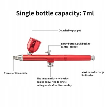 Аэрограф Ручка для дизайна ногтей Воздушный компрессор Аэрограф