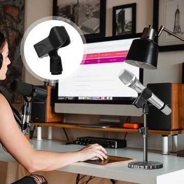 ПОДСТАВКИ С ЗАЖИМОМ ДЛЯ МИКРОФОНА ПРОВОДНАЯ МУЗЫКА