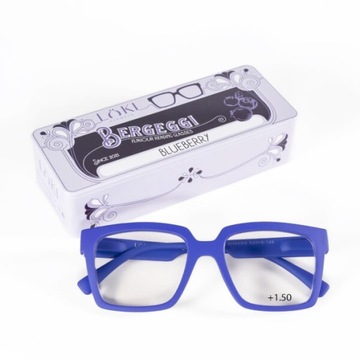 +1.5 Plusy LOKI - ITALY Okulary do komputera Blue Block okulary do czytania