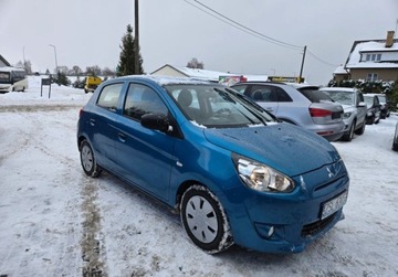 Mitsubishi Space Star Hatchback 5d 1.0 71KM 2015 Mitsubishi Space Star Swiezo sprowadzony Ubezpieczony Zarejestrowany Nowe, zdjęcie 4