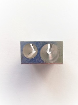 Металлическая точилка Kum, 2 отверстия, серебро х 4 шт.