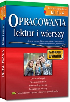 OPRACOWANIA LEKTUR I WIERSZY KLASY 1-4 LICEUM TECHNIKUM GREG