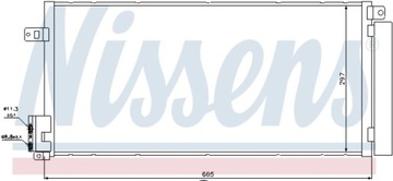 Охладитель и осушитель кондиционера NISSENS 55700408