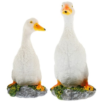 ФИГУРКА САДОВОГО ГУСЯ, СМОЛА, 2 ШТ.