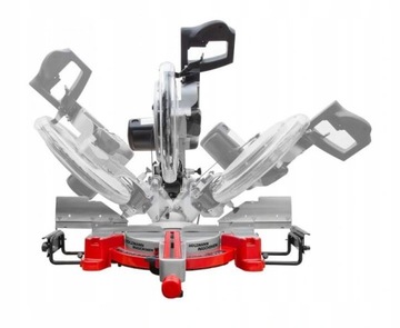 Торцовочная пила 305 мм с лазерной резкой. Рабочий стол.